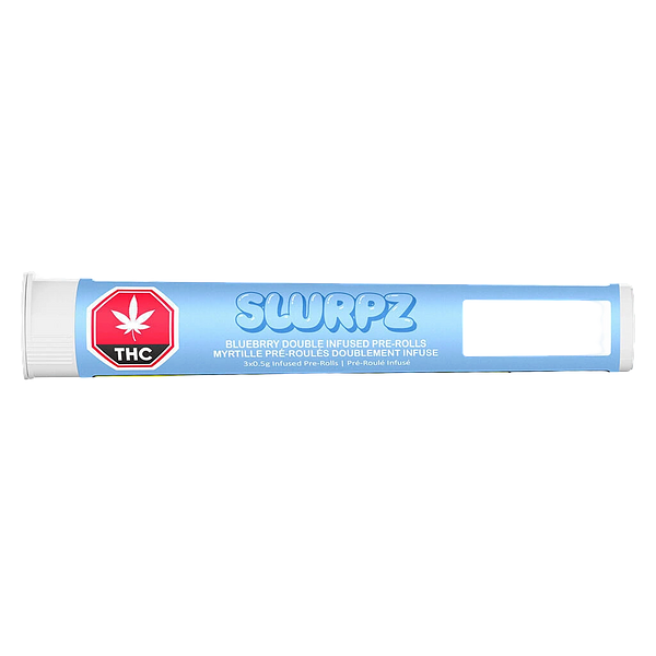 SlurpZ - Blueberry Double Infused Pre-Roll