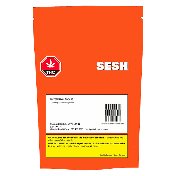 Sesh Edibles - Watermelon Thc:Cbd
