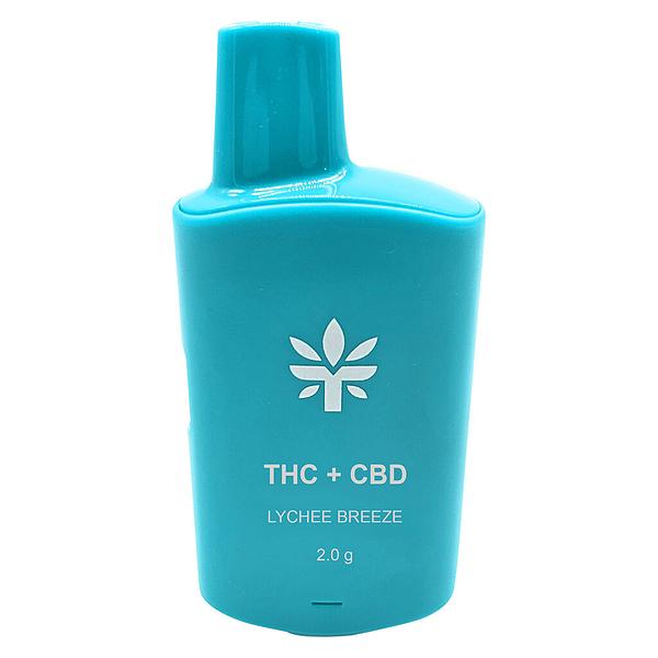 TYTAN Mega Effects - 3:2 THC:CBD Eaze AIO - Lychee Breeze image 1