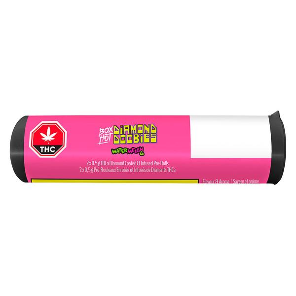 BOXHOT - Diamond Doobies - Watermelon G Infused Pre Roll image 2