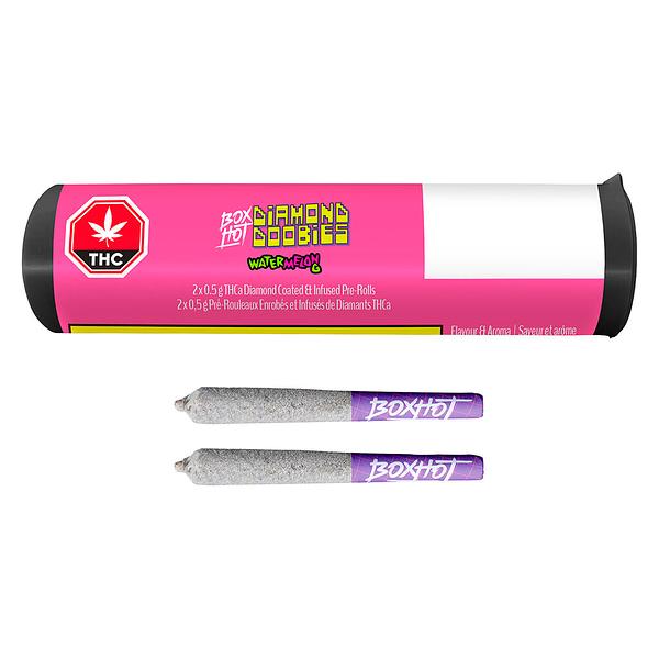 BOXHOT - Diamond Doobies - Watermelon G Infused Pre Roll image 4