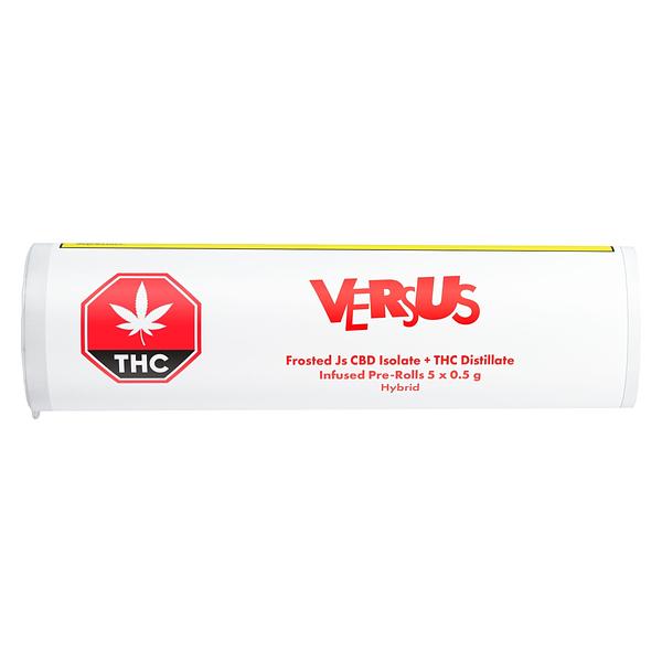 Versus - Frosted Js CBD Isolate + THC Distillate Infused Pre-roll image 2