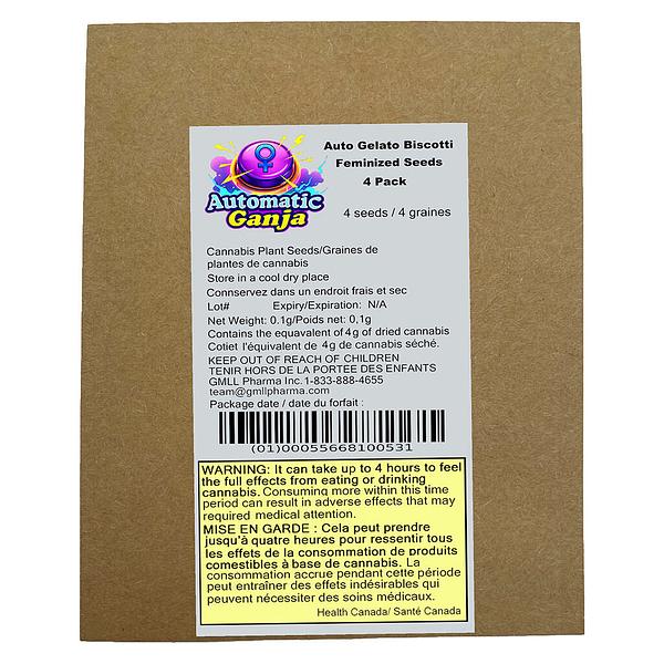 Automatic Ganja - Auto Gelato Biscotti Feminized Seeds image 2