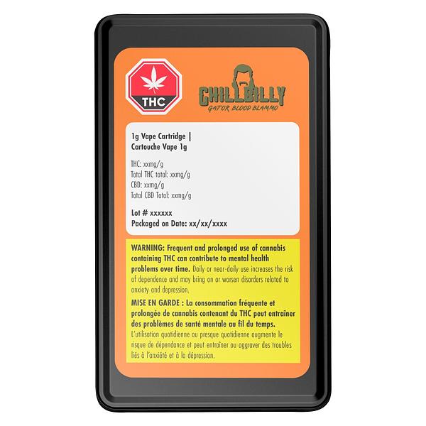 Chillbilly - Gator Blood Blammo 510 Thread Cartridge image 2