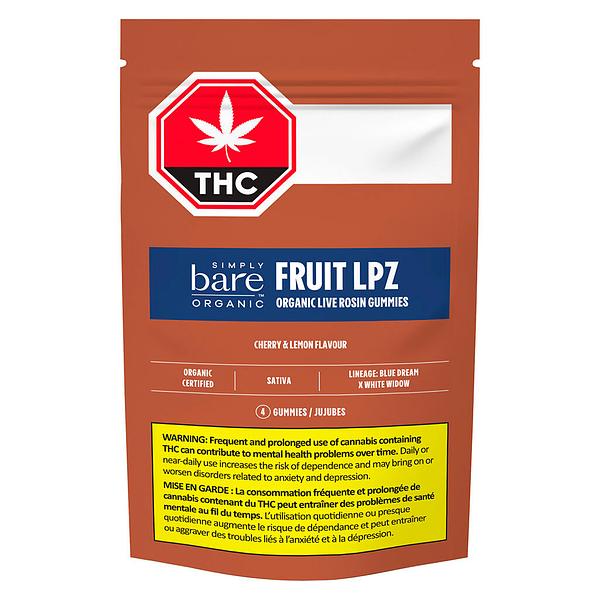 Simply Bare - Fruit Lpz Organic Live Rosin Gummies image 2