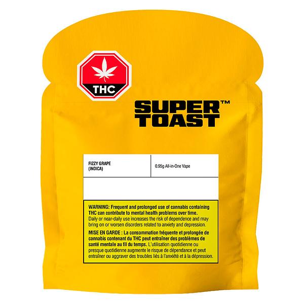 Super Toast - Fizzy Grape All-in-One Vape image 2
