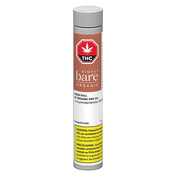 Simply Bare - BC Organic Fire OG Rosin Pre-Rolls image 2