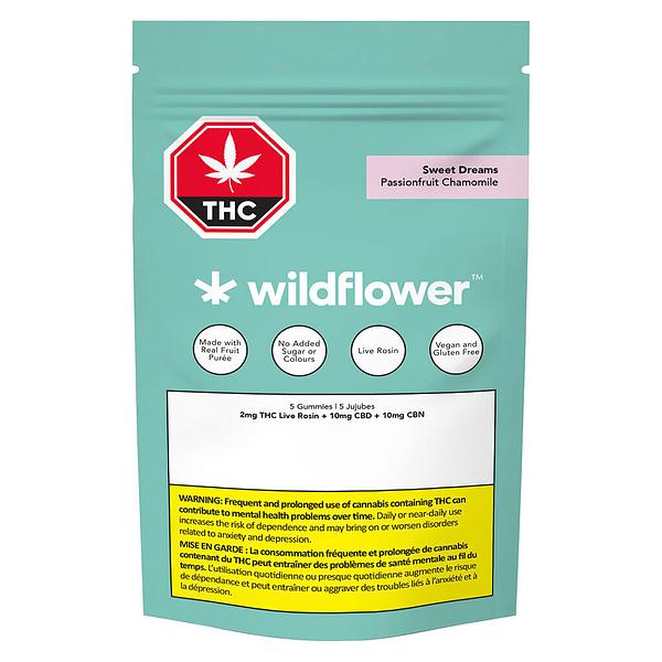 Wildflower - Sweet Dreams Passionfruit Chamomile Thc+Cbd+Cbn image 2