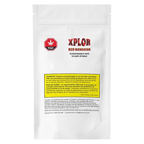 XPLOR - Red Hawaiian Disposable Vape image 2
