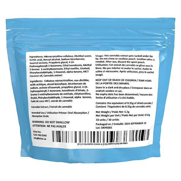 Deckies - Frosty Berry THC Pouches image 3