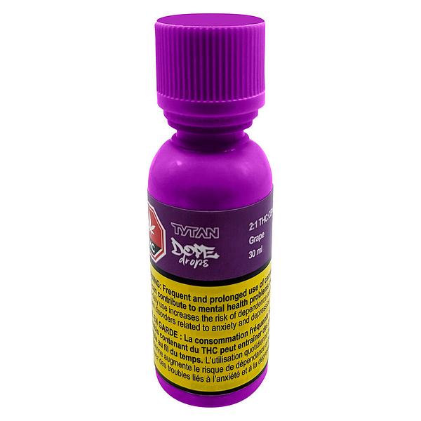 TYTAN Dope Drops - 2:1 THC:CBN Chill Drops - Grape image 1