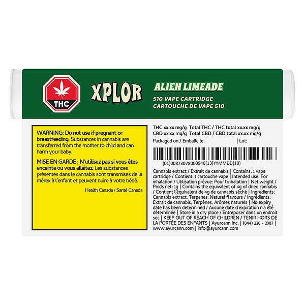XPLOR - Alien Limeade 510 Thread Cartridge image 3