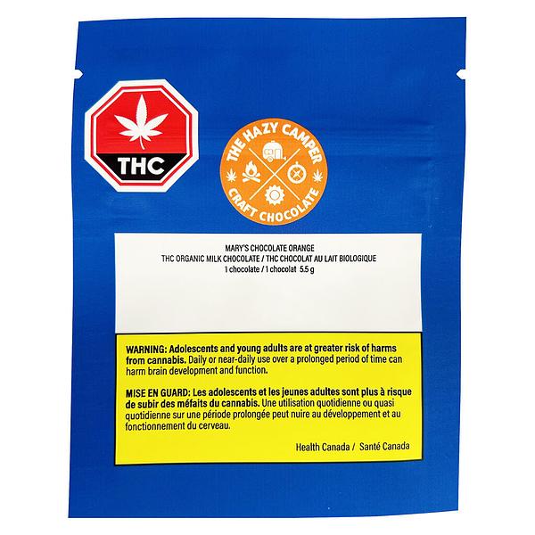 The Hazy Camper - Mary's Chocolate Orange Thc Organic Milk Chocolate image 2