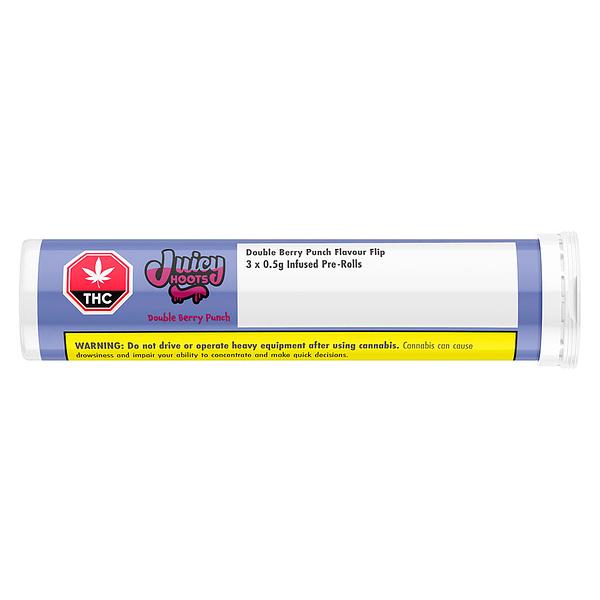 Juicy Hoots - Double Berry Punch Flavour Flip Infused Pre-Rolls image 2