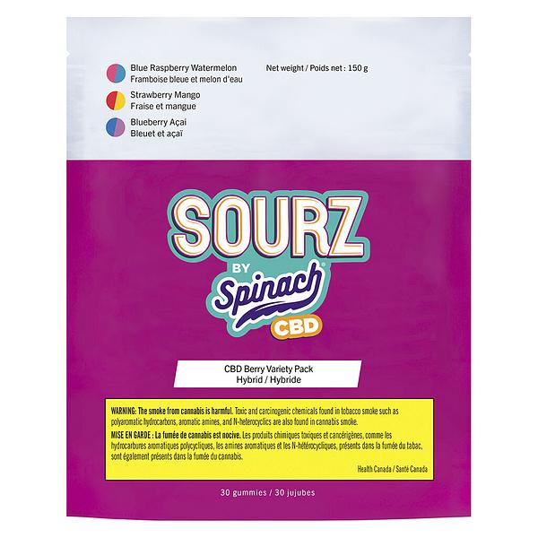 SOURZ by Spinach - Cbd Berry Variety Pack image 2