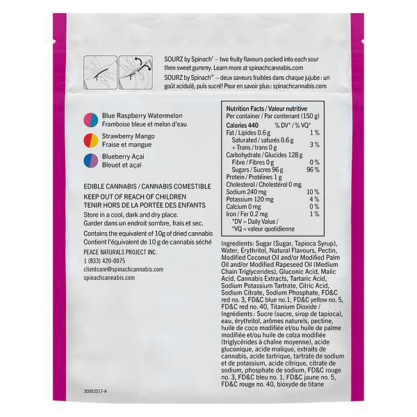SOURZ by Spinach - Cbd Berry Variety Pack image 4