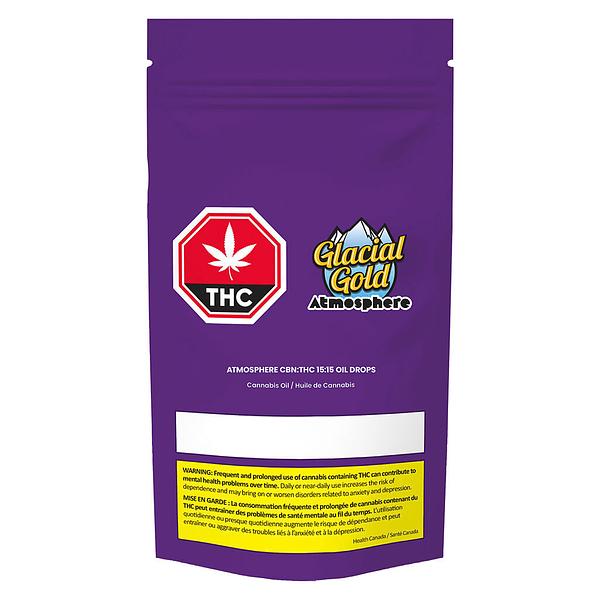 Glacial Gold - Atmosphere Cbn:Thc 15:15 Oil Drops image 2