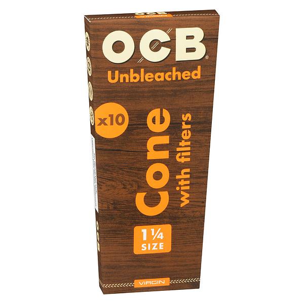 OCB - Virgin Unbleached Cones 1 1/4