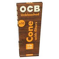 OCB - Virgin Unbleached Cones 1 1/4