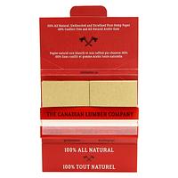 Canadian Lumber - Hippy Unbleached Hemp & Flax Rolling Papers With Tips