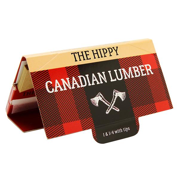Canadian Lumber - Hippy Unbleached Hemp & Flax Rolling Papers With Tips