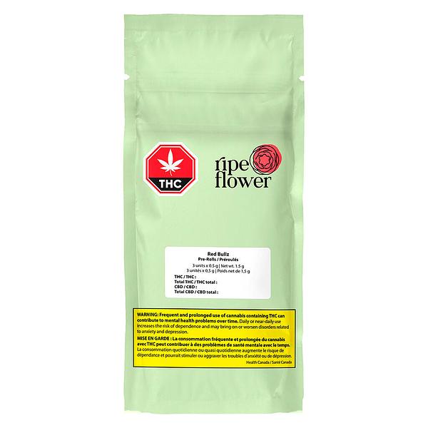 Ripe Flower - Red Bullz Pre-Roll image 2