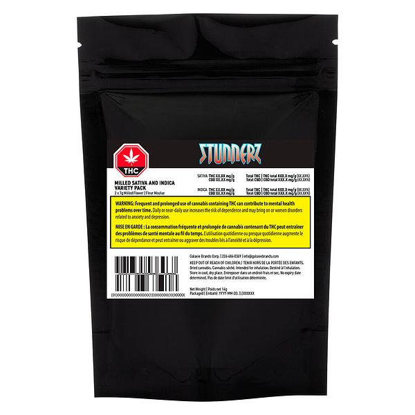 Stunnerz - Milled Sativa and Indica Variety Pack image 2