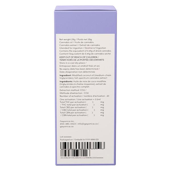 Jublee - Purple Moon - Full Spectrum Extract Night Oil THC-CBD-CBN image 4