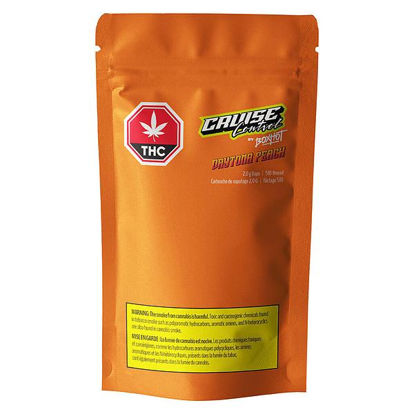 BOXHOT Cruise Control - Daytona Peach Thc + Cbg 510 Thread Cartridge image 2