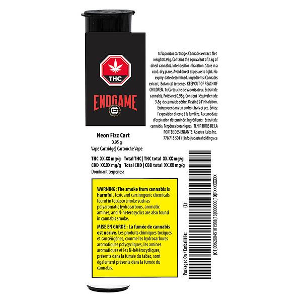 Endgame - Neon Fizz Cart 510 Thread Cartridge image 3