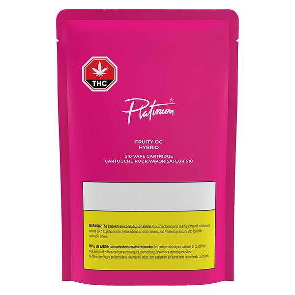 Platinum - Fruity OG 510 Thread Cartridge image 2