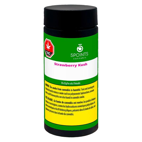 5 Points Cannabis - Strawberry Kush Pre-Roll image 2