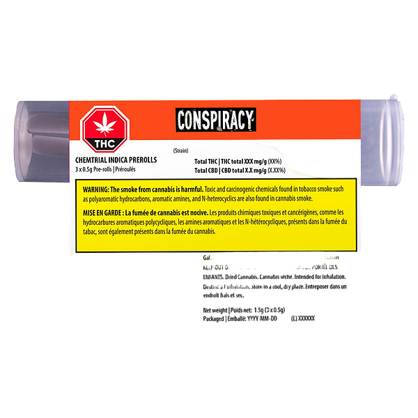 Conspiracy - Chemtrail Kush Pre Roll