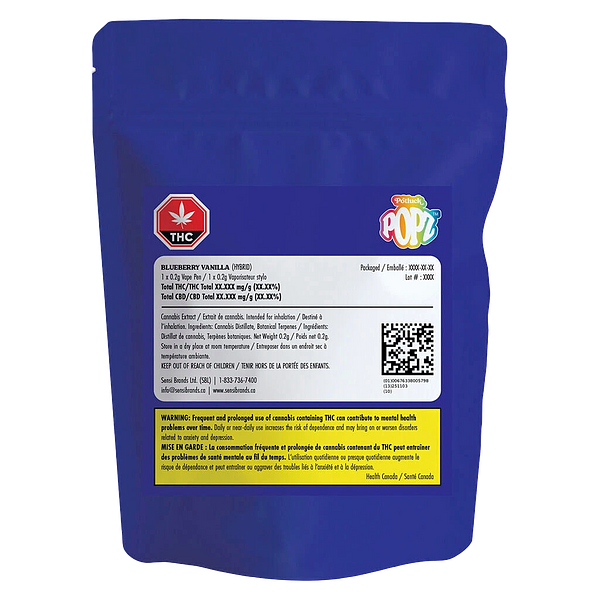 Potluck - Blueberry Vanilla Vape Popz