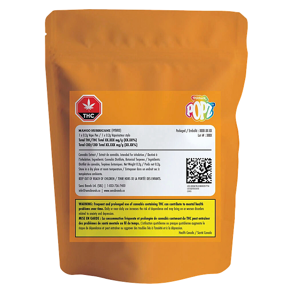 Potluck - Mango Hurricane Vape Popz