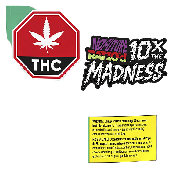 No Future - 10x the Madness: Ratio'd Cherry Blast 1:1:2 THC/CBD/CBC