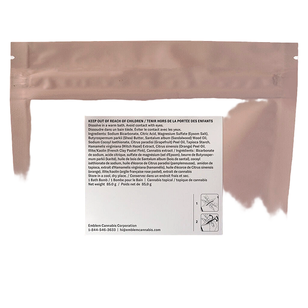 Noon & Night - Sandalwood & Grapefruit Fizz Bath Bomb