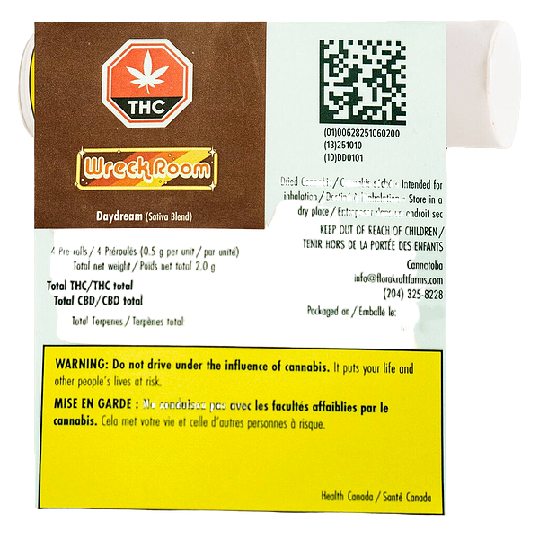 Wreckroom - Daydream (Sativa Blend) Pre-Roll