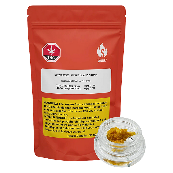 Sizzle - Sativa Wax - Sweet Island Skunk