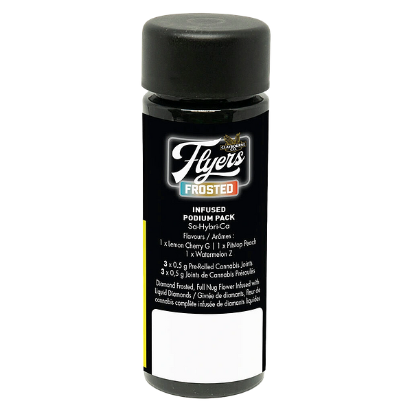 Claybourne - Flyers Frosted Infused Pre-Roll Podium Pack