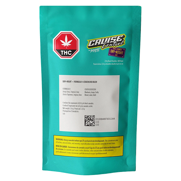 BOXHOT Cruise Control - Day + Night AIO (THCv:THC THC:CBN)