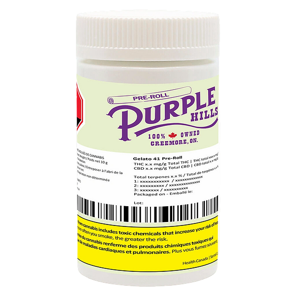 Purple Hills - Gelato 41 Pre-Roll