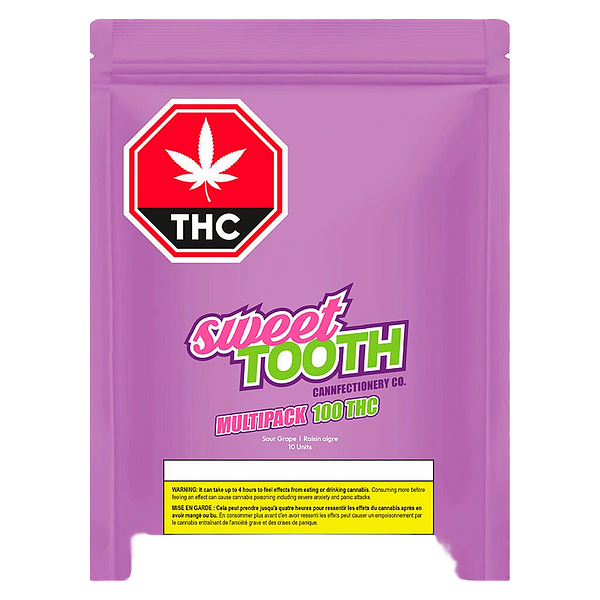 SWEET TOOTH CANNFECTIONERY CO. - Sour Grape Multipack Gummies