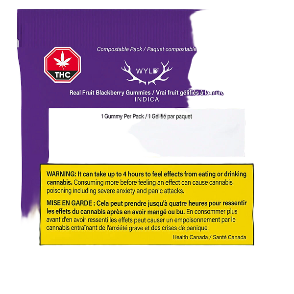 Wyld - Real Fruit Blackberry Indica Gummies Multipack