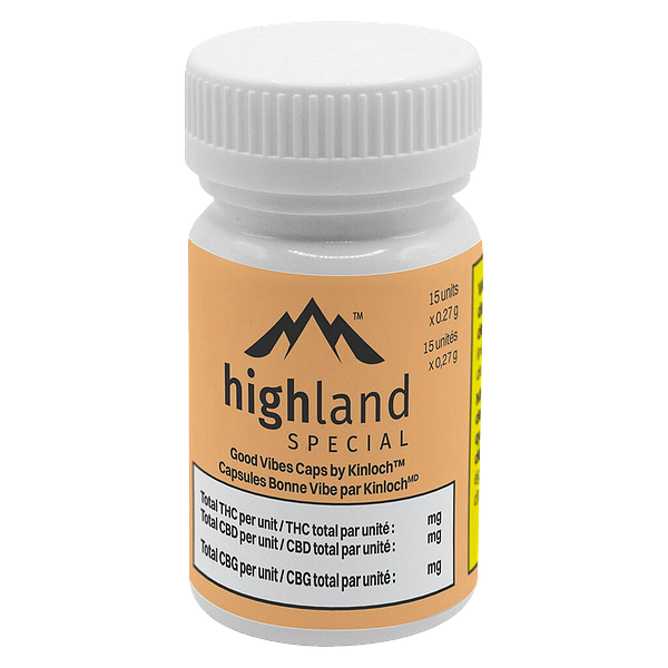 Highland Special - Good Vibes Terpene Enhanced Softgel By Kinloch