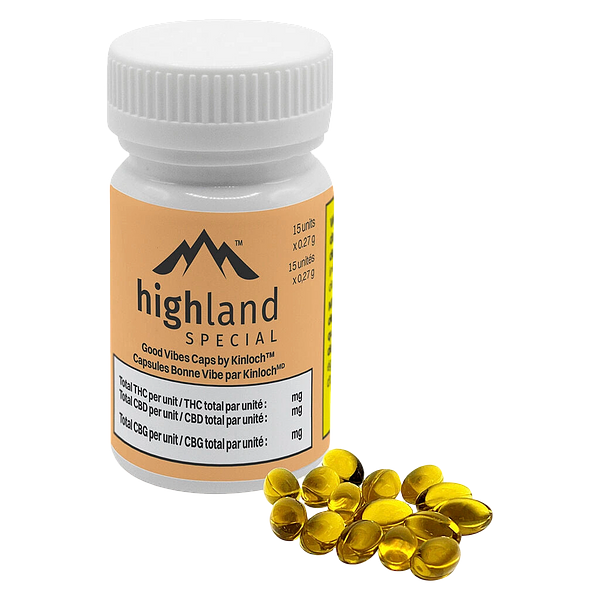 Highland Special - Good Vibes Terpene Enhanced Softgel By Kinloch