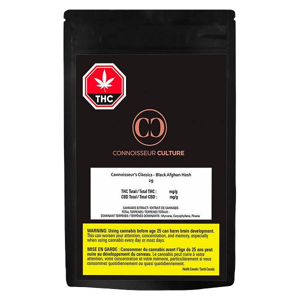 Connoisseur Culture - Connoisseur's Classics - Black Afghan Hash