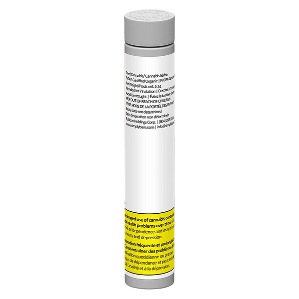 Simply Bare - Bc Organic Sunset Runtz Rosin Infused Pre Roll