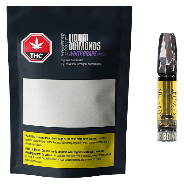 DEBUNK - White Grape Liquid Diamond 510 Thread Cartridge
