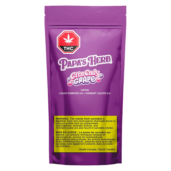 Papa's Herb - Cttncndy Grape 95+ Liquid Diamond 510 Thread Cartridge